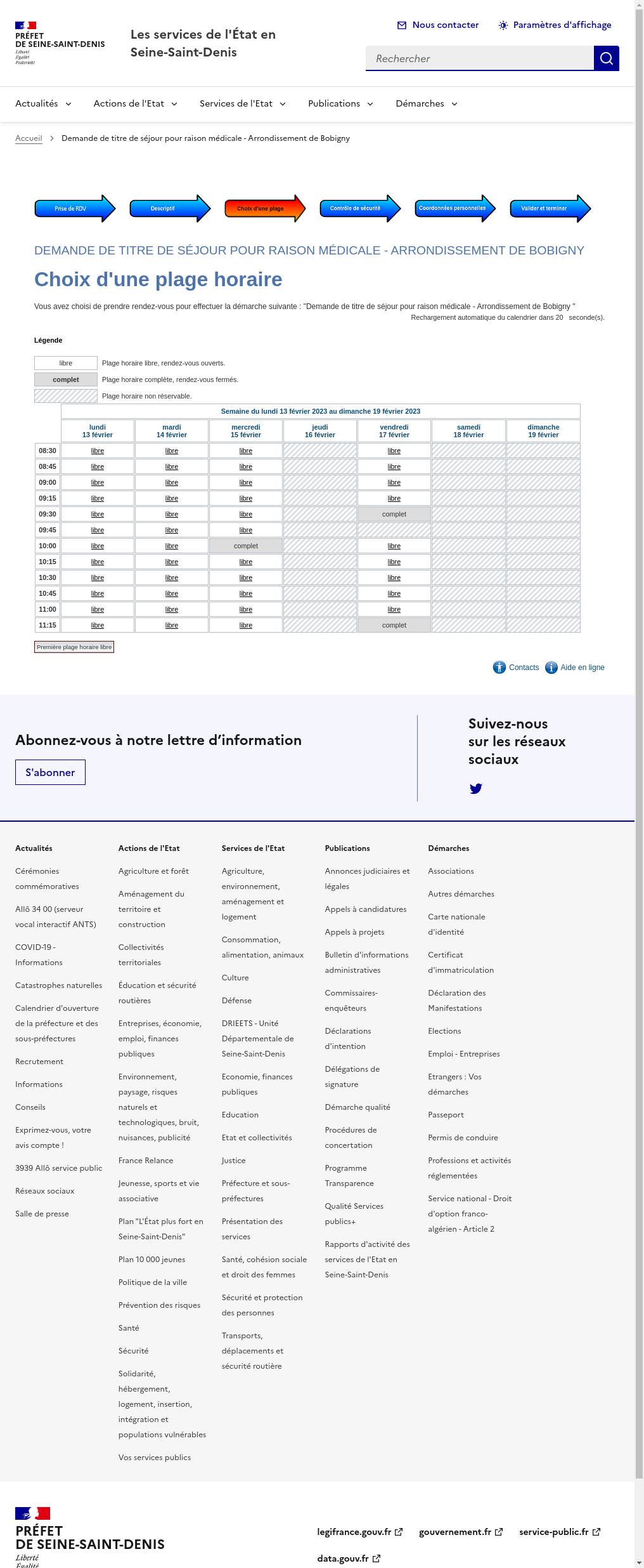 Préfecture De Bobigny Renouvellement Carte De Séjour De 10 Ans Demande de titre de séjour pour raison médicale - Arrondissement de Bobigny  | Notification par SMS