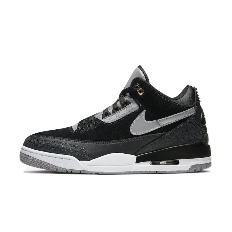 jordan 3 black cement gold