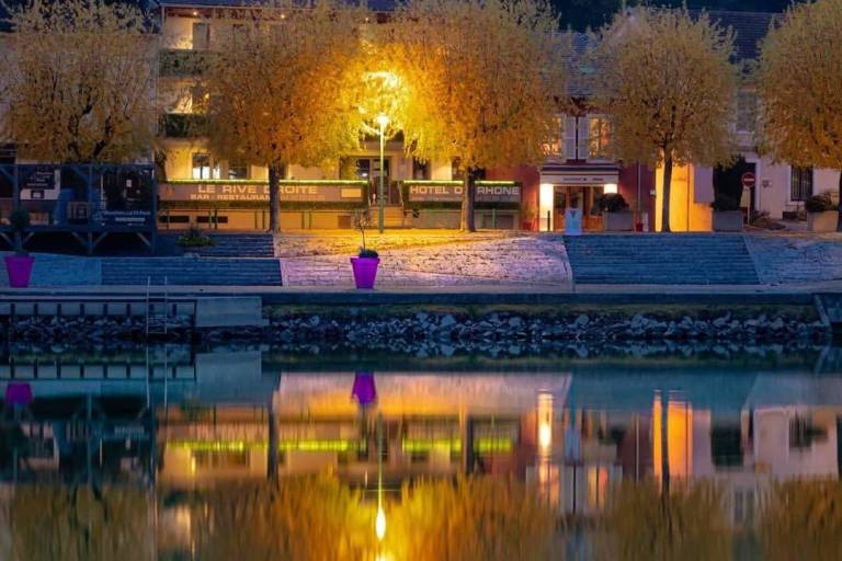 Déjeuner ou dîner d'affaires au bord du Rhône à Seyssel image1