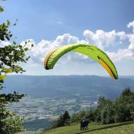 Baptême en parapente dans l'Ain