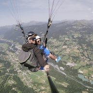 Vol en parapente biplaces en vallée du Giffre