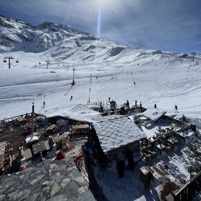 Repas en restaurant d'altitude authentique