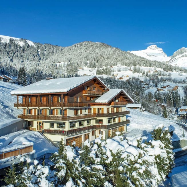 Chalet Hôtel Les Rhodos - séjour pro avec vue sur le Mont-Blanc