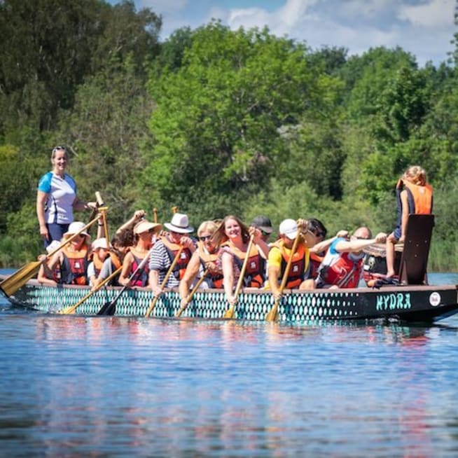 Initation au Dragon Boat avec Div'Vang