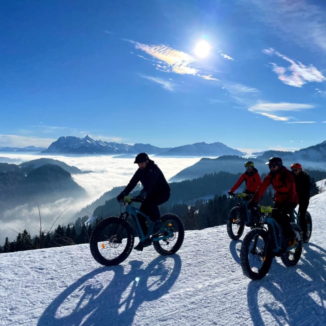 VTT électrique sur neige