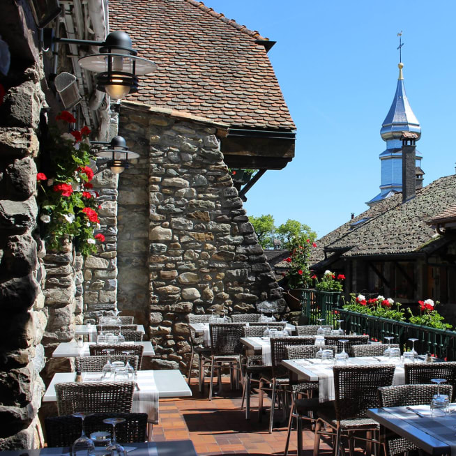 Restaurant des pêcheurs au coeur d'Yvoire