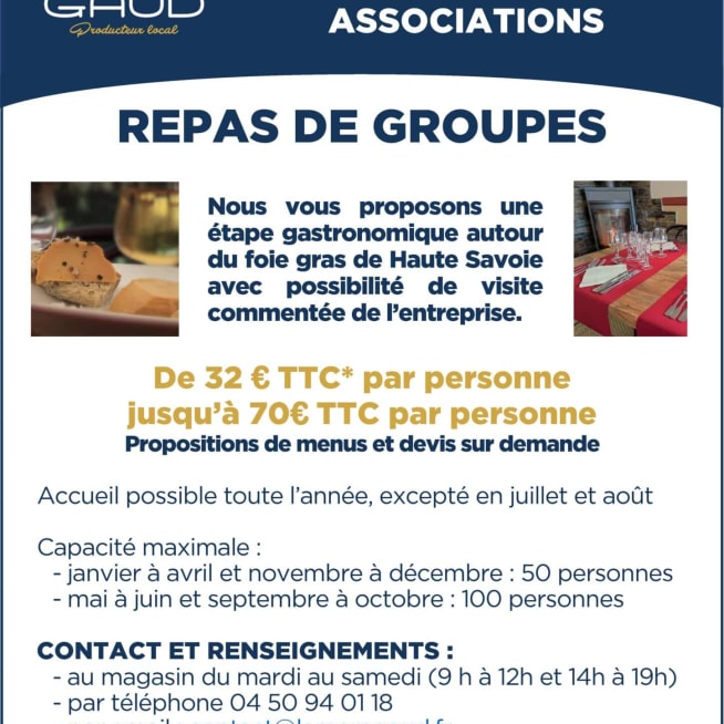 Repas de groupes