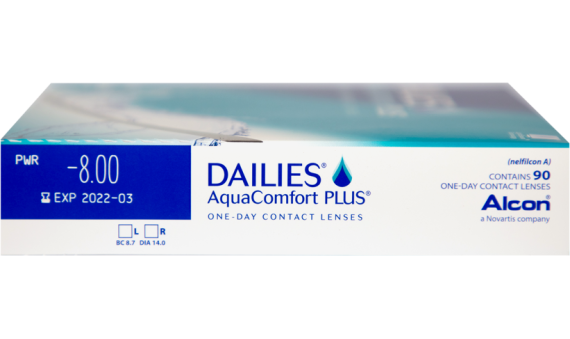 DAILIES AquaComfort Plus 90 Pack Contact Lenses