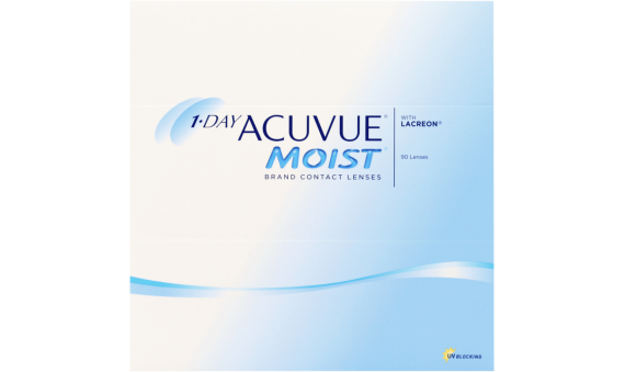 1-Day Acuvue Moist With Lacreon - 90 pack