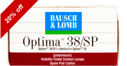 Optima 38/SP 2 lenses per box