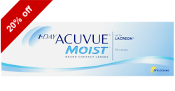 1-Day Acuvue Moist 30 lenses per box