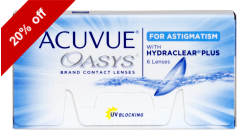 Acuvue Oasys for Astigmatism 6 lenses per box