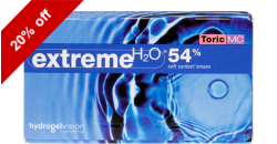 Extreme H2O 54 Percent Toric MC 6 lenses per box