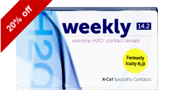 Extreme H2O Weekly 12 lenses per box