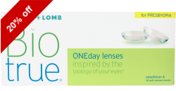 Biotrue ONEday Presbyopia 30 lenses per box