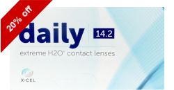 Extreme H2O Daily 30 lenses per box