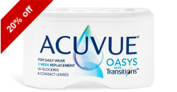 Acuvue Oasys Transitions 6 lenses per box