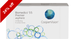 Biomedics 55 Premier 6 lenses per box