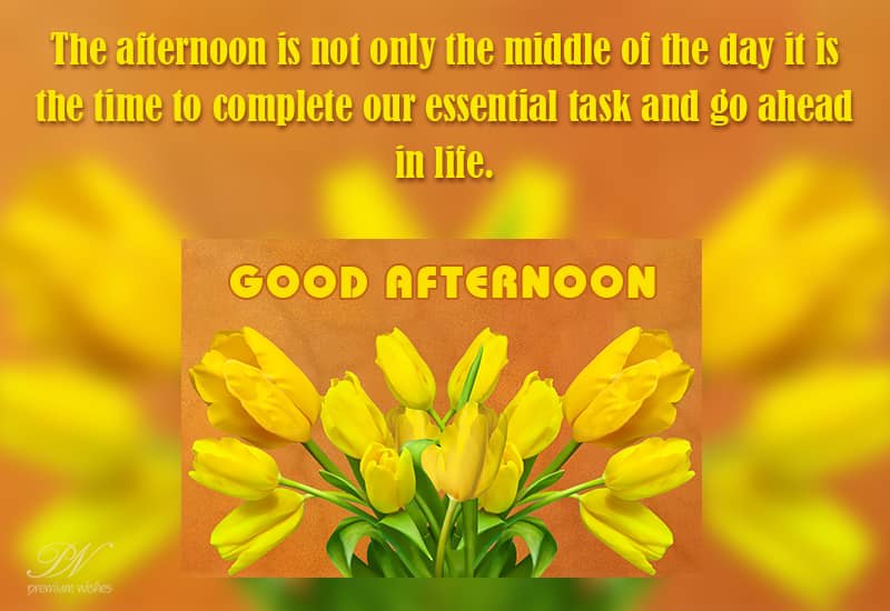 Good Afternoon time to complete our essential task and go ahead in