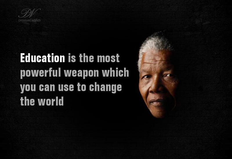 Good Morning - Education is a weapon - Premium Wishes