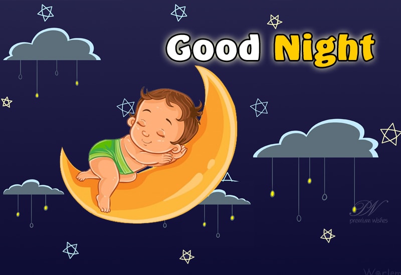 Good Night - Happy Sleeping Friends - Premium Wishes