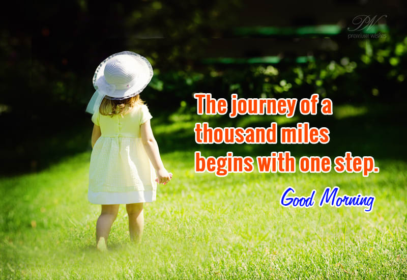 happy journey good morning