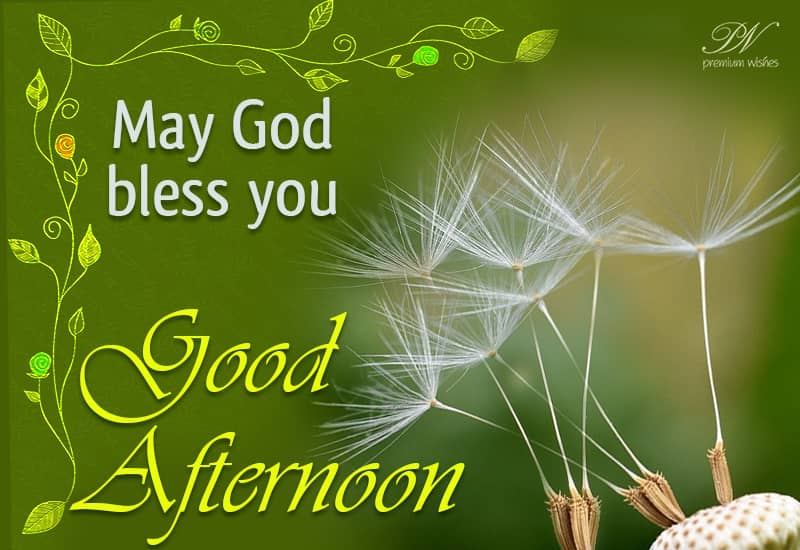 Good Afternoon Have A Blessed Day Good Afternoon - God Bless - Have A Great Day Ahead - Premium Wishes