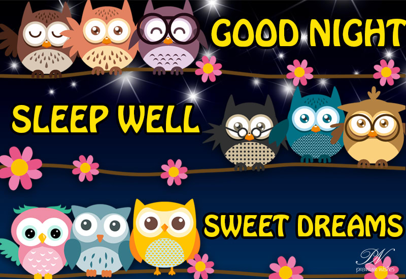 Sleep Well Tonight - Good Night Sweet Dreams - Premium Wishes