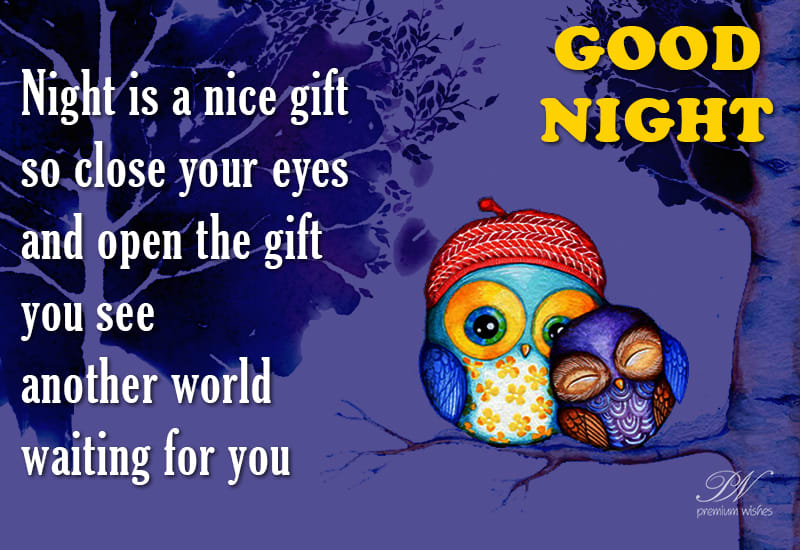 good night — as a gift