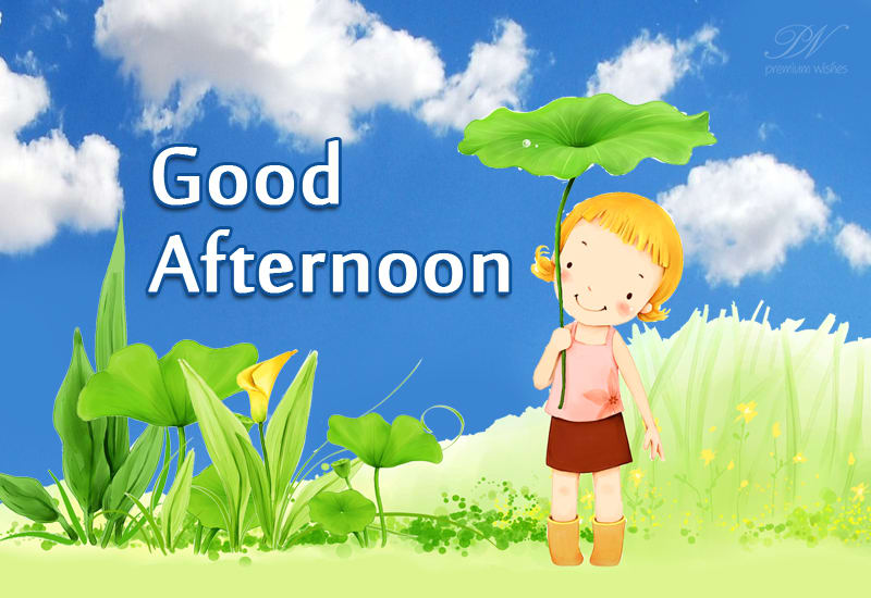 Good Afternoon Friends - Enjoy Nature - Premium Wishes