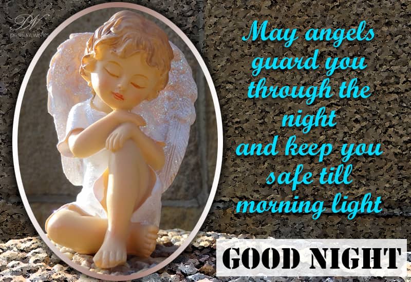 Good Night May Angels Guide You Through The Night Premium Wishes Good Night May Angels Guide You Through The Night Premium Wishes