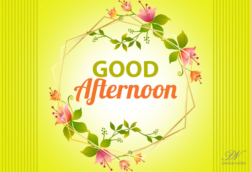 Good Afternoon Friends - Have a lovely time ahead - Premium Wishes
