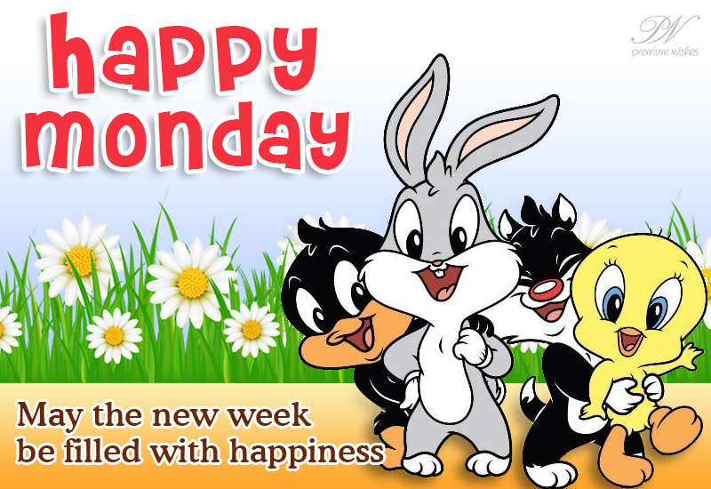 Happy Monday - May the new week be filled with happiness - Premium Wishes