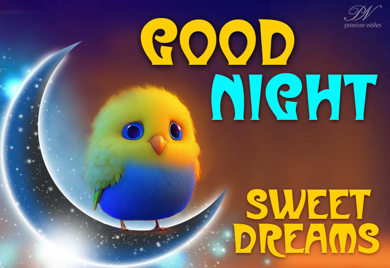 Good Night - Sweet Dreams - Premium Wishes