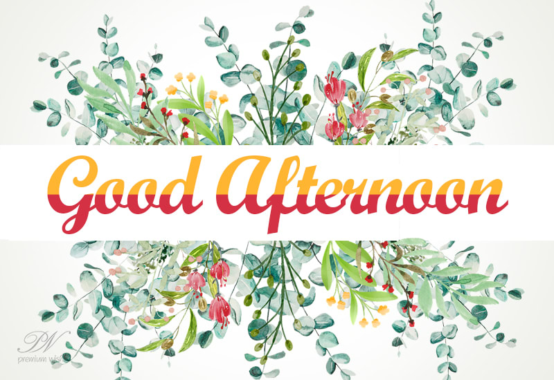Good Afternoon - Enjoy the bloom around - Premium Wishes