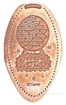 2026 Spaceship Earth pressed coin