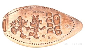 2026 Mickey & Minnie dancing pressed coin