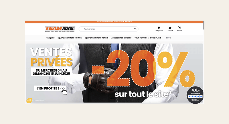 202 ecommerce, réalisation