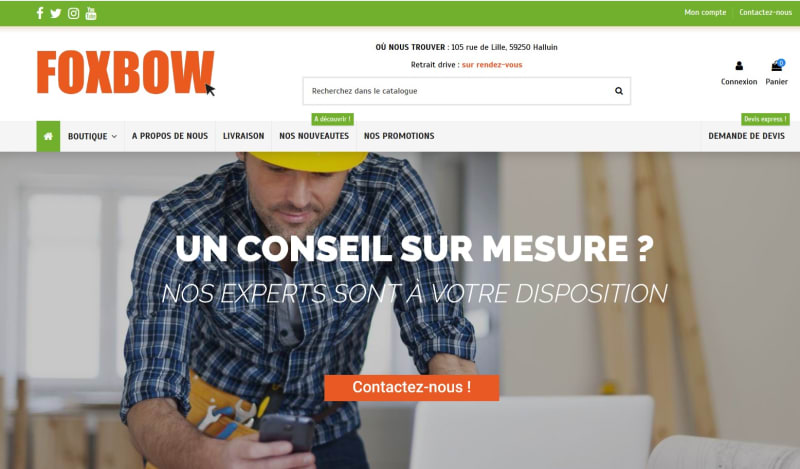 Nordwebcreation, réalisation