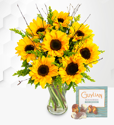 Sensational Sunflowers - Free Chocs image