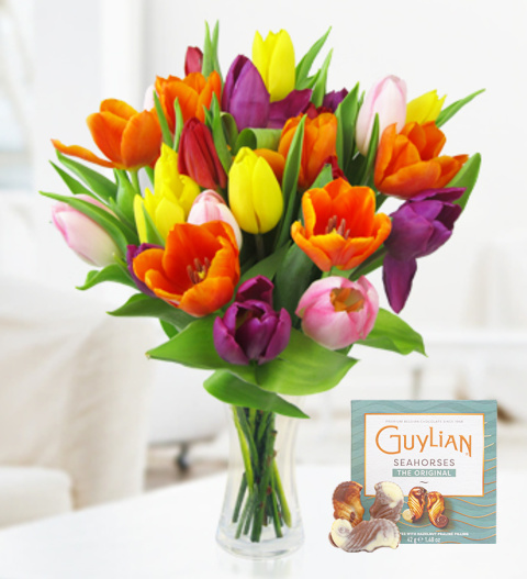 Image of Tulips - Free Chocs