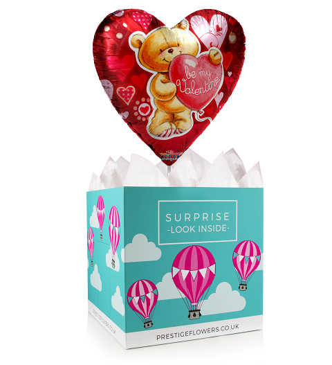 Valentine Balloon - Balloon in a Box Gifts - Valentine's Day Balloon Gifts - Valentine's Day Balloons - Valentine's Gifts