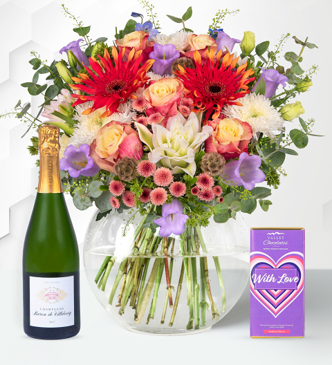 Luxury Florist Choice Champagne Joy Gift image