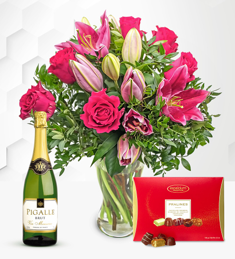 Rose and Lily Delights Gift image