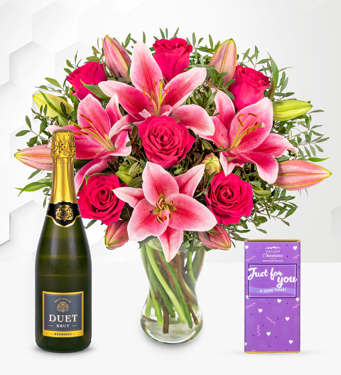 Rose and Lily with Fizz & Choc Bar image