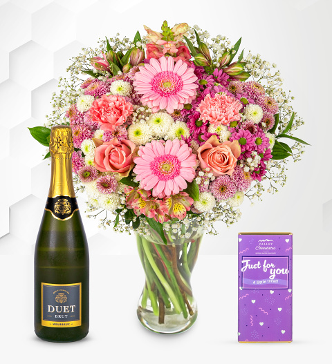 Rose Serenade with Fizz & Choc Bar