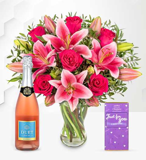 Rose and Lily with Fizz & Choc Bar image