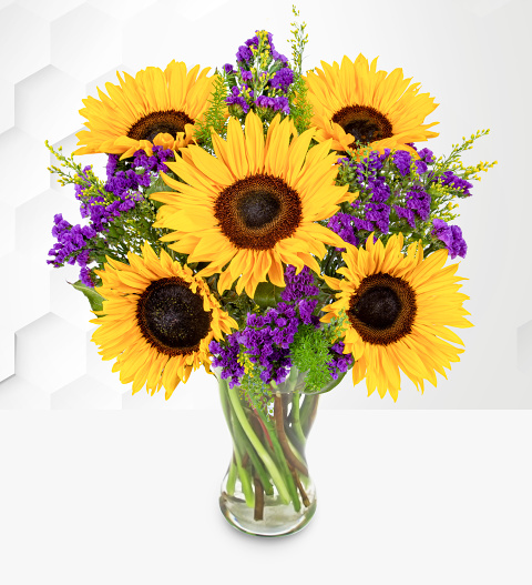 Summer Splendor - Sunflower Delivery - Sunflower Bouquet - Sunflowers Delivered UK - Bunch of Sunflowers - Summer Flowers image