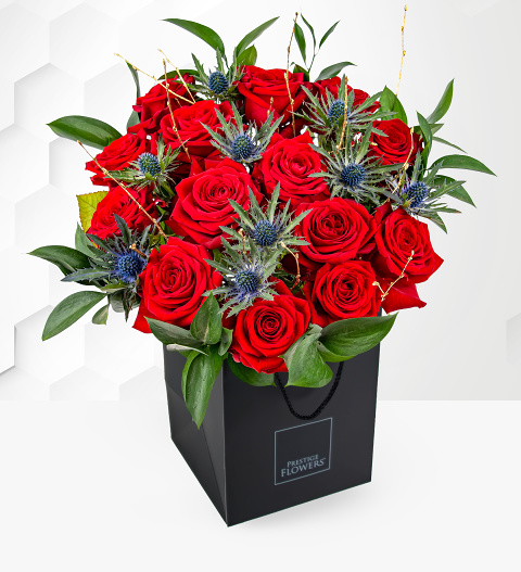 Grandeur - Valentine%27s Flowers - Valentine%27s Day Flowers - Valentine%27s Red Roses - Red Roses Bouquet - Send Valentine%27s Flowers