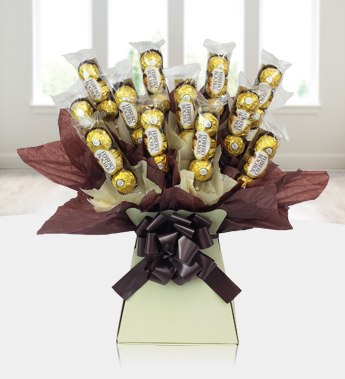 Cara Gubahan Hantaran Coklat Ferrero Rocher - Contoh Wa